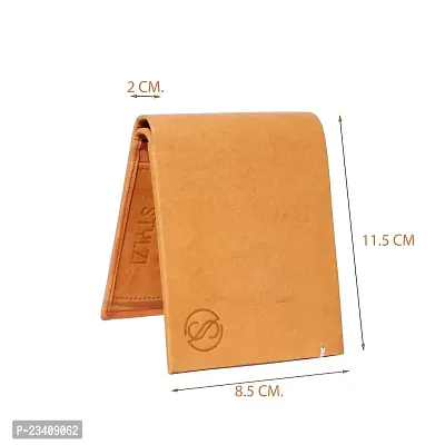 STYLZI Genuine Leather Wallets for Men Travel Wallet for Men Tan Leather Wallet for Men-thumb4