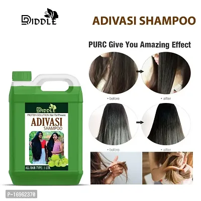 Adivasi driddle Herbal shampoo for Dandruff Control, Hair Regrowth  Hair Fall Control shampoo 1Ltr-thumb3