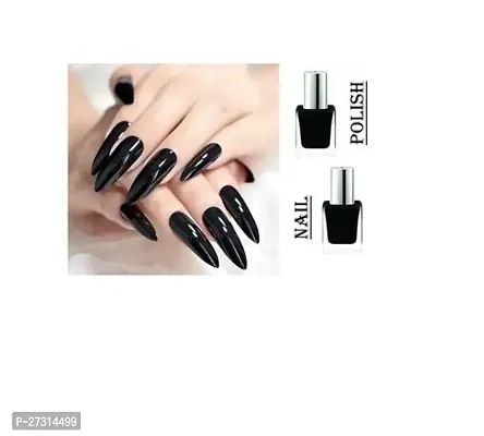 Sheny Crazy Special Light Black Color Nail Paint Pack Of 2-thumb0