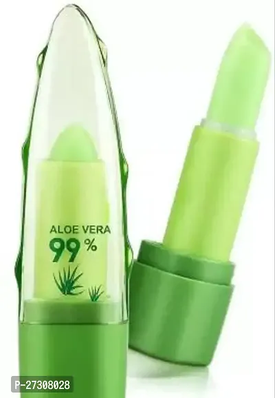 Aloe Vera Natural Color Changing Long-Lasting Nourish Protect Lips Care Lip Balm-thumb0