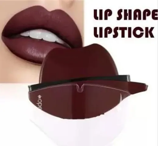 Wiffy Lip Shape Design Matte Moisturising Brown Lipstick??
