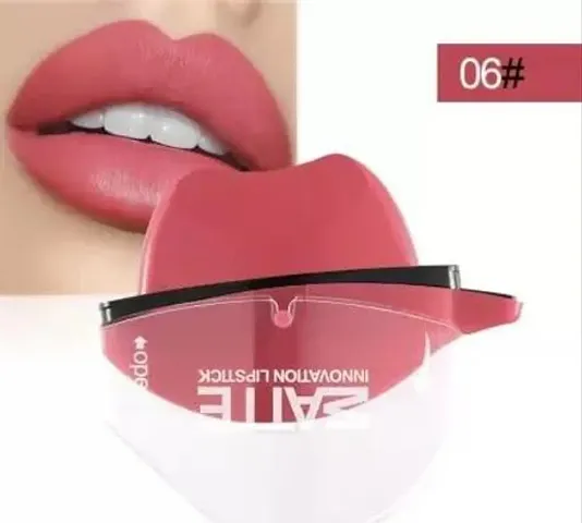 Wiffy Lipstick Lip Shape Easy To Color Moisturizing No Bleaching Lipsticks??(PINK ,10 g)