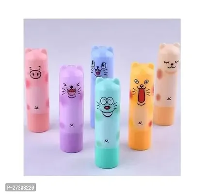 Cartoon Lip Balm,Pink Lip Shape Strawberry 10 G Lipstick