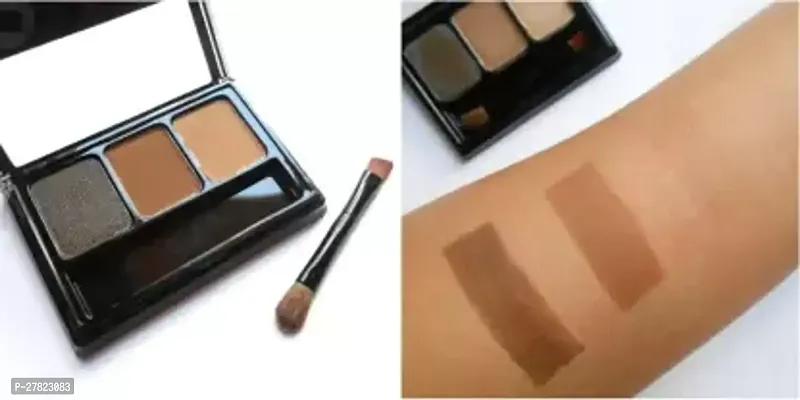 NATURAL MAKEUP 3 IN 1 EYEBROW PALLETE FOR GIRLS AND WOMANS