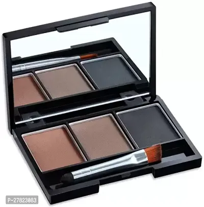 NATURAL MAKEUP 3 IN 1 EYEBROW PALLETE FOR GIRLS AND WOMANS-thumb2