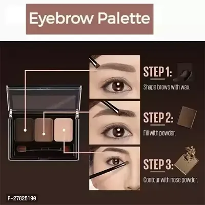 PROFFECINAL MAKEUP PRODUCT 3 IN 1 EYEBROW PALLETE