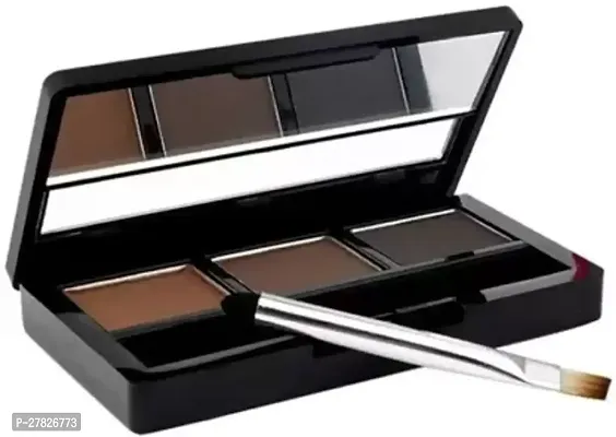 THE LONGLASTING  MAKEUP 3 IN 1 EYEBROW PALLETE FOR GIRLS AND WOMANS