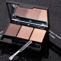 THE LONGLASTING  MAKEUP 3 IN 1 EYEBROW PALLETE FOR GIRLS AND WOMANS-thumb2