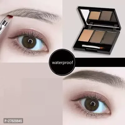 SMUDGEPROOF 3 IN 1EYEBROW PALLETE FOR GIRLS AND WOMANS-thumb3