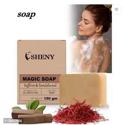 Hand wash soap Kesar Bath Soap | Handmade Soapsnbsp;nbsp; (150 GM)-thumb0