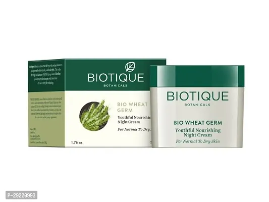 Biotique Bio Wheat Germ Youtheful Nourishing Night Cream, 50g-thumb0