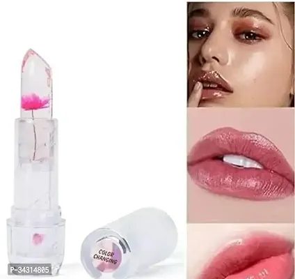 2 Magic Jelly Flower Lipstick Temperature Changing Lipstick (Pink 10 ml)-thumb5