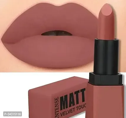 Intense Matte Lipstick Waterproof Long Last Matte Lipstick (Highlight Nude)-thumb0