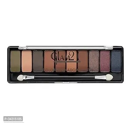 Glam21 10 Color Eyeshadow Palette Highly Pigmented (Shade-05)-thumb0