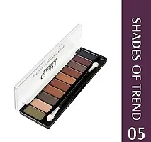 Glam21 10 Color Eyeshadow Palette Highly Pigmented (Shade-05)-thumb2