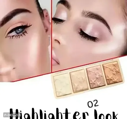 Glow 4 Shades Highlighter Pack of 1-thumb0