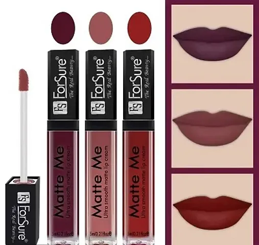 ForSure Matte Me Liquid Lipstick Non - Transferable Combo