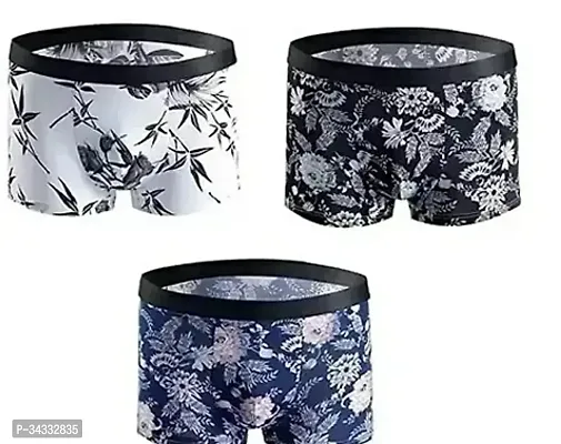 Stylish Nylon Printed Trunk for Men, Pack of 3-thumb0