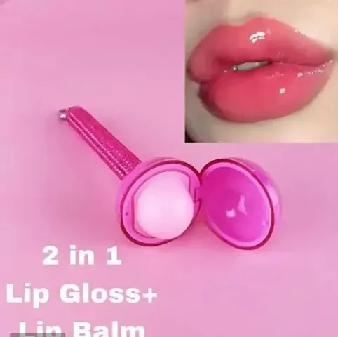 2 IN 1 Lip Balm And Lip Gloss Lollipop