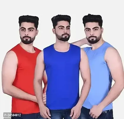 Stylish Men Vest Pack Of 3-thumb0