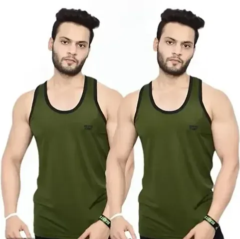 Stylish Blend Vest For Men Pack Of 2