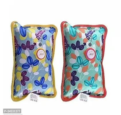 Electric Hot Warm Water Heat Bag Hot Water Bottle Pouch Massager - Pack Of 2