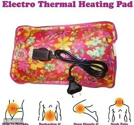 Health Product Heat Hot Water Bottle Electric Rechargeable Heating Pads, Relief Wrap Rechargeable Heating Bag 1000 ml Hot Water Bag (Multicolor)-thumb0