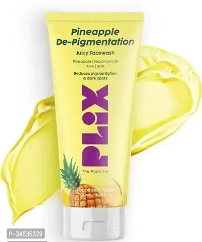 Plix 5% Pineapple Foaming Facewash for Depigmentation Even Toned Complexion Face Wash (100 Ml)-thumb0