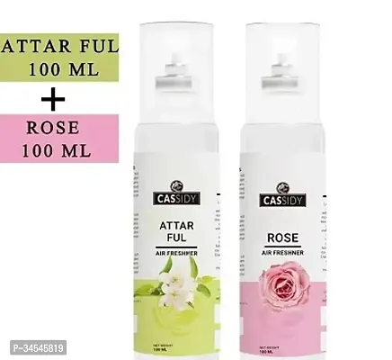 ATTARFUL ROSE Air Freshener Combo Of 2 100 ml-thumb0