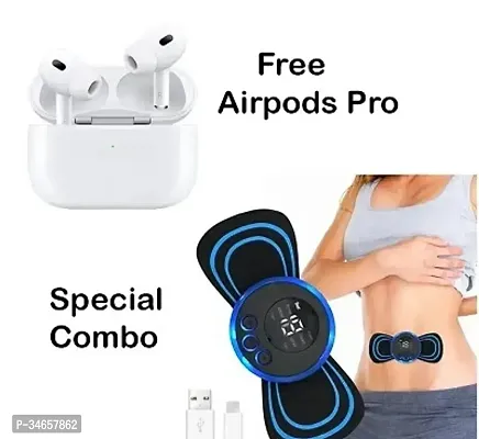 Modern Rechargeable Body Massager with Air pods Pro-thumb0