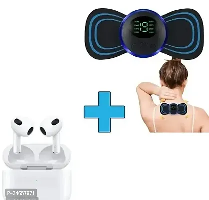 Modern Battery Operated Body Massager with Ear Bud-thumb0