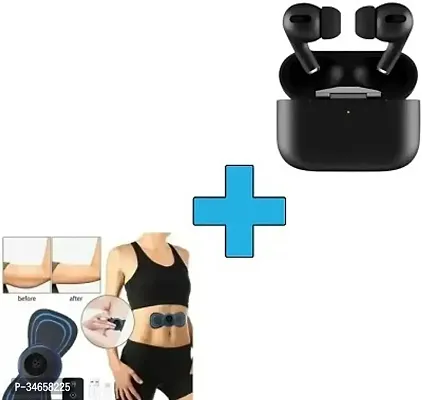 Modern Battery Operated Body Massager with Ear Bud-thumb0