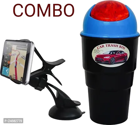 King Shine Car Mobile Holder For Clip, Dashboard (Multicolour)-thumb0