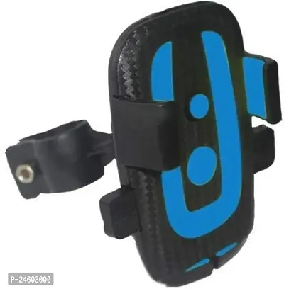 Onisha Two Wheeler Mobile Holder For Zomato,Swiggy And All Delivery Boy Bike Mobile Holder (Blue, Black)