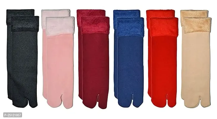 RONIKS Winter Socks for Women | Woolen/Ankle Socks for Women | 6 Pair Socks| High Quality Fabric-thumb0