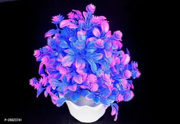 Artificial Blue And Pink Petal Flower Pack Of 1-thumb0