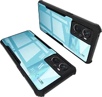 Wowcase Back Cover for Oppo K10 4G Black Transparent Grip Case Pack of 1-thumb4