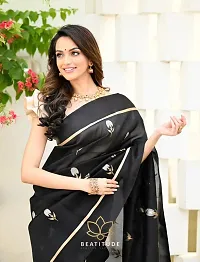 Beautiful Banarasi Silk Zari Women Saree with Blouse Piece-thumb1