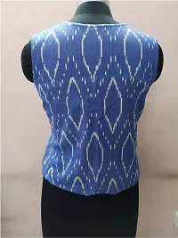 Trendy Attractive Cotton Printed Ikat Ethnic Jacket-thumb2