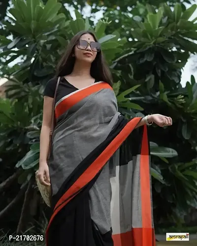 Beautiful Woven Handloom Cotton Saree with Blouse