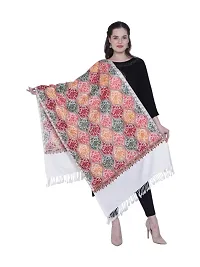 Kashmiri  Wool Embroidered Women Shawl  (Multicolor)-thumb4