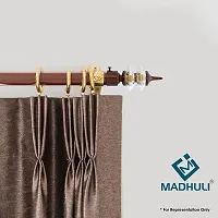 Madhuli Diamond Curtain Finial, Copper Finish Curtain Bracket, Curtain Accessories, Curtain Finial for Door/Window Fittings with Support, Home D?cor Curtain Bracket 1 Pair-thumb4