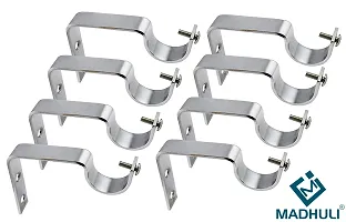 Madhuli Stainless Steel Curtain Finial with Brackets - Pack of 8-thumb2