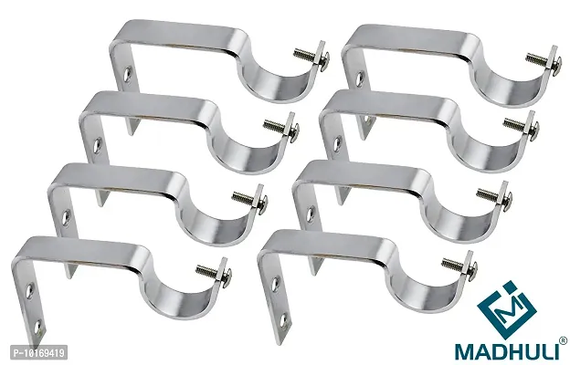 Madhuli Stainless Steel Curtain Finial with Brackets - Pack of 8-thumb3