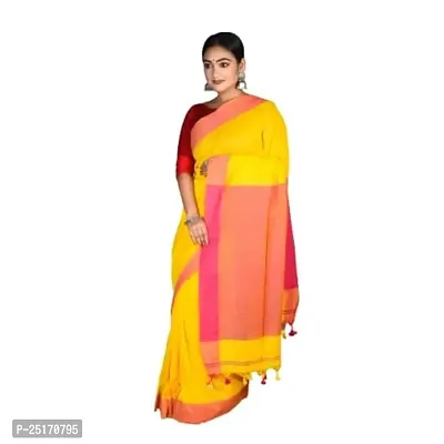 Sourav Biswas Pure Cotton Par Than Saree With Blouse Piece_SPT_64-thumb2