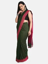 Sourav Biswas Pure Cotton Plain Than Saree With Blouse Piece_Plainthan_4683-thumb1