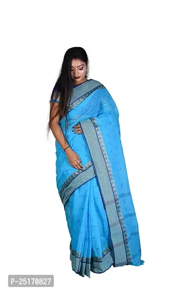 Sourav Biswas Pure Cotton Tant Kolka Saree Without Blouse Piece_TK_55