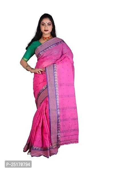 Sourav Biswas Pure Cotton Tant Kolka Saree Without Blouse Piece_TK_16