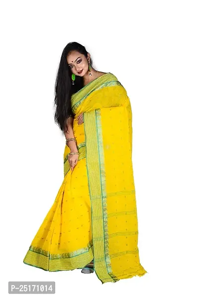 Sourav Biswas Pure Cotton Tant Kolka Saree Without Blouse Piece_TK_4