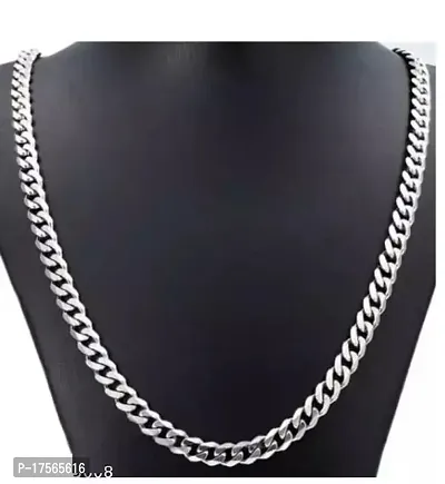 Alluring Silver Metal  Chain For Men-thumb0